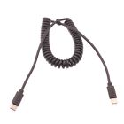 For Samsung Galaxy Tab S6/S7/Plus/Fe Usb-C To Type-C Coiled Cable Fast Charger