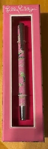 NIB LILLY PULITZER Ball Point Pen "Animal Crackers" Print Black Ink - Picture 1 of 4