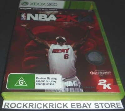 XBOX 360 GAME NBA2K14 PAL INCLUDES MANUAL - Image 1 of 3