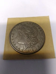1878-S Morgan Dollar 7 Tail Feathers Rev '78 - Picture 1 of 2