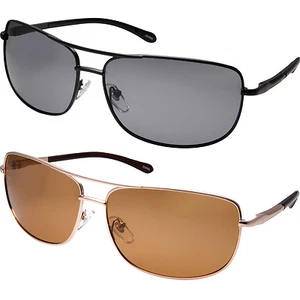 Polarized Classic Retro Mens Fashion Metal Aviator's Vintage Designer Sunglasses - Picture 1 of 11