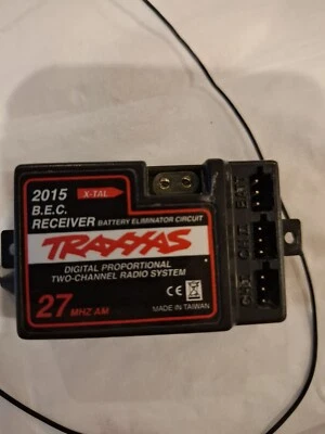 TRAXXAS 2015 X-TAL RECEIVER 27MHz AM 2 Channel with BEC - Image 1 of 4