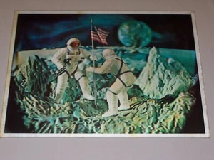 Vintage Vari-Vue Hologram 3D Picture of the Apollo 11 Moon Landing 1969 Sealed - Picture 1 of 6