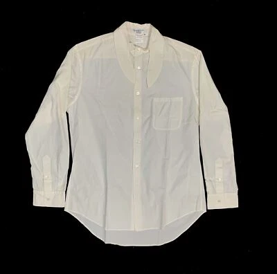 Camisa de vestir blanca AW1995 Yohji Yamamoto Pour Homme talla mediana ~ NUEVA  Foto 1 de 4