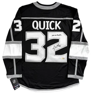 Jonathan Quick Autographed LA Kings 2012 Stanley Cup Jersey Conn Smythe IGM COA - Picture 1 of 11