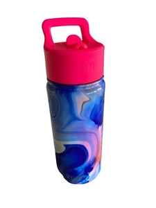 Simple Modern Pink Blue Swirl Abstraktes Design 16 Oz. - Bild 1 von 7