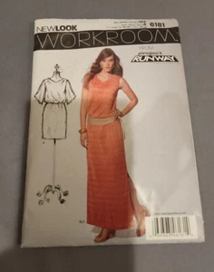 Miss New Look 6181 Pattern UNCUT Project Runway Boho Dress Size 8-10-12-14-16-18 - Picture 1 of 9
