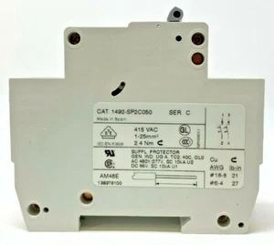 ALLEN BRADLEY 1492-SP2C050 1492 SUPPLEMENTARY Protectors - Picture 1 of 2