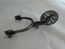 ANTICO SPERONE SPRONE FERRO INGLESE EPOCA '600 XVII SEC. ARMATURA CAVALIERE