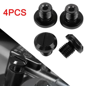 4x Fit Universal Motorcycle Mirror Hole Blanking Plugs M10 Screws Bolts Cap Kit - Picture 1 of 11