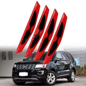 Carbon Fiber Anti-collision Strip Warning Decorative Sticker For Ford Explorer - Picture 1 of 16