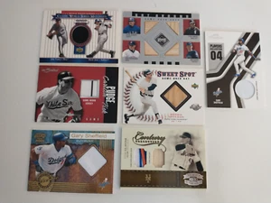 RelicMLB Group:Jackson,Franco,Fisk,Sheffield,Thomas,Palmeiro,Olerud,Mientkiewicz - Picture 1 of 2