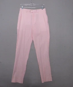 Lauren Ralph Lauren Pants Girls 18 Pink White Stripe Cotton Preppy Academia NWT - Picture 1 of 14