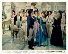The Naked Maja Original Lobby Card Ava Gardner Cast Regal Period Costumes 1958