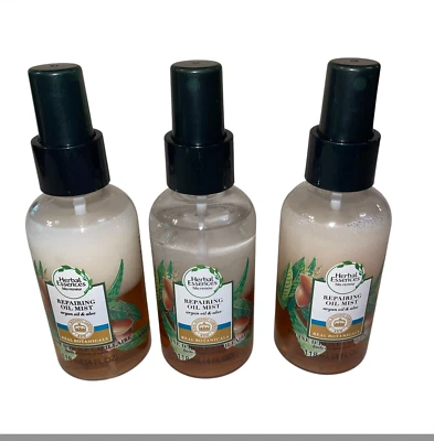 3 Herbal Essences bio:renew Argan Oil & Aloe Repair Hair Oil Mist 4 oz. Lot of 3 - Image 1 of 4