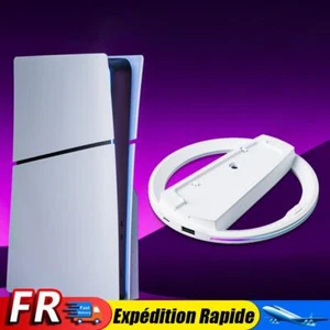 Support Vertical pour Console PS5 Slim, Base antidérapante RGB avec Port USB2.0 - Photo 1/11