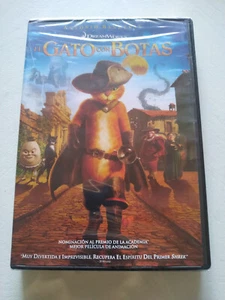 El Gato Con Botas Dreamworks Antonio Banderas DVD Español Ingles Region 2 Nueva - Imagen 1 de 5