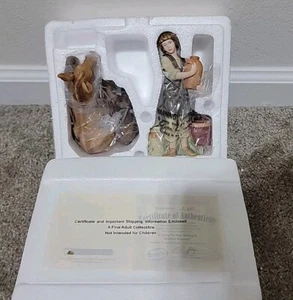 Hawthorne Village Thomas Kinkade Natività che si prende cura del suo giovane e doveroso contadino - Foto 1 di 7