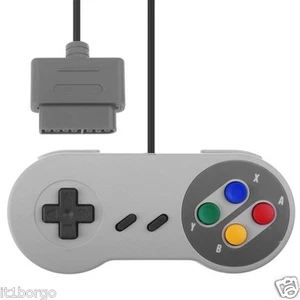 CONTROLLER JOYPAD PER SNES SUPER NINTENDO SUPERNINTENDO PAD - Picture 1 of 1