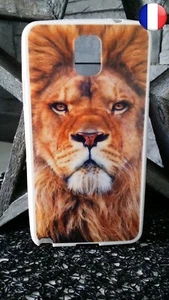 Coque Plastique Rigide Etui Cadeau Housse pour SAMSUNG NOTE 3 - Lion Félin - Picture 1 of 1