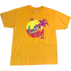 Vintage LA Leasing Focus Shirt Medium gelb Kurzarm T-Shirt Erwachsene 1995 50/50 - Bild 1 von 8