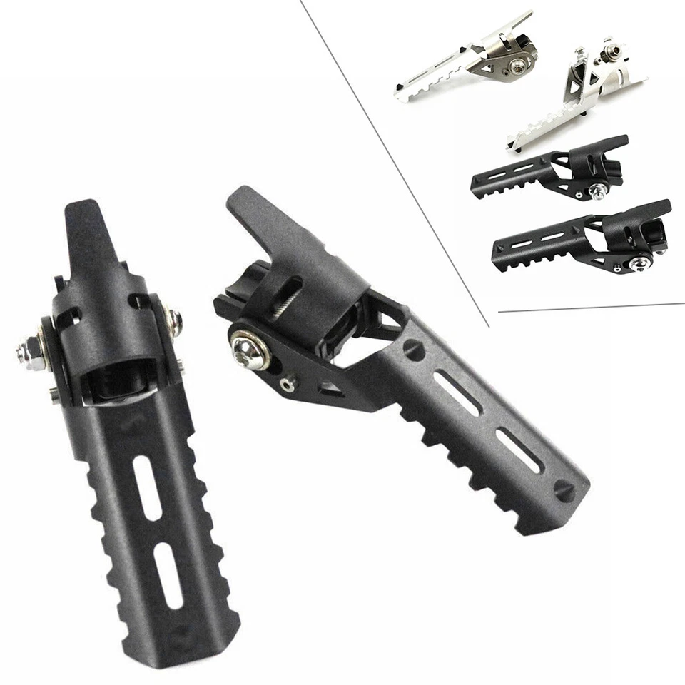 22mm-25mm Highway Foot Pegs for BMW R1200GS Pipes for Tiger Explorer Clamps mo - Image 1 of 1