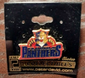NHL HOCKEY FLORIDA PANTHERS TEAM LOGO COLLECTIBLE PETER DAVID PIN NEW ON CARD - Picture 1 of 1
