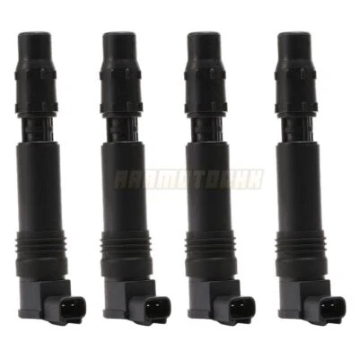 4 Ignition Coil Spark Plug Caps For Honda CBR600F4 1999-2000 CBR600F4I 2001-2007 - Imagem 1 de 4