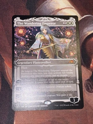 The Wandering Emperor X1 Mtg Kamigawa Neon Dynasty Nm- Showcase - Image 1 of 2