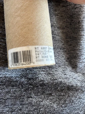 Blue/Grey Soft Chenille Upholstery Fabric  7 Yards By 58” - Image 1 of 4