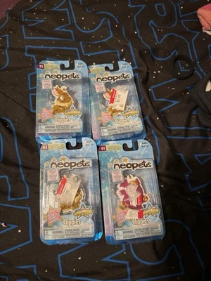 2009 NIP NEOPETS Clippies Jakks Pacific лот из 4  - Изображение 1 из 4