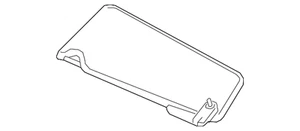 Genuine GM Passenger Side Sun Visor 19317017 - Picture 1 of 2