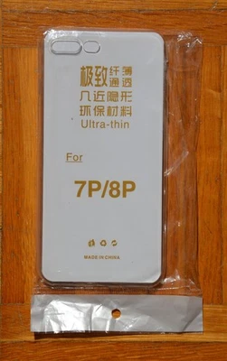 Cover Custodia per iPhone 7 Plus e 8 Plus morbida sottile trasparente --- NUOVA - Immagine 1 di 2