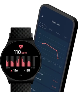 Moto Watch 120 Smartwatch AMOLED Display, Fitness Tracker, AI Assistant, IP68 - Photo 1 sur 28