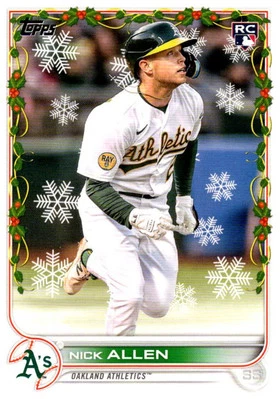 2022 Topps Nick Allen Rookie Oakland Athletics #213 - Image 1 of 2