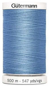 Gutermann 501-227 Sew-All Thread 547yd-Copen Blue (5Pk) - Picture 1 of 1