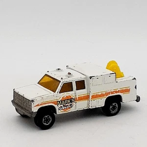 Vintage Hot Wheels Phone Truck 1983 Mark's Promo White Utility Diecast Car Toy - Picture 1 of 8