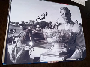 Larry Ziegler PGA golf The Masters signed 8x10 photo - Picture 1 of 1