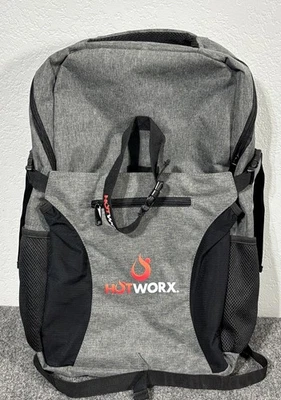 HOTWORX Estera de Yoga Mochila Bolso Gris Caliente Yoga Pilates Ciclismo Correa Bolsillos con Cremallera Foto 1 de 4