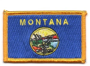 Parche bandera PATCH MONTANA ESTADOS UNIDOS AMERICA USA bordado termoadhesivo - Bild 1 von 1