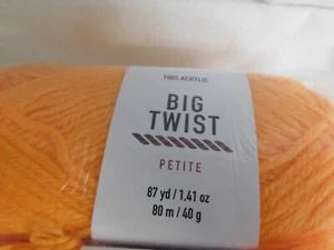 Lote de tinte brillante naranja Big Twist Petite 11/6216 - Imagen 1 de 2