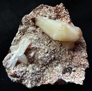 STUNNING STILBITE BOWS ON MATRIX MINERALS SPECIMENS - Picture 1 of 3