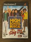 New Sealed High School Musical: Sing It Ps2 Playstation 2