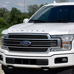 2015-2019 F-150 LIMITED Hood Emblem Letter SET Gloss Black NOT CHROME! - Picture 1 of 7