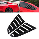For Ford Mustang Fastback 2015-2021 Pair Quarter Rear Side Window Louvers Cover