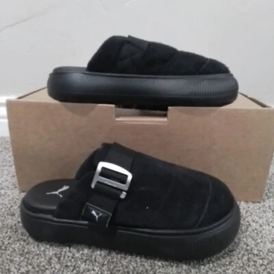 Size 9 Women's Puma Suede Mayu Slip On Comfortable Mule Shoes - Image 1 of 4