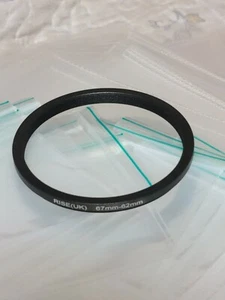 67mm to 62mm 67-62mm 67mm-62mm 67-62 Stepping Step Down Filter Ring Adapter UK - Picture 1 of 1