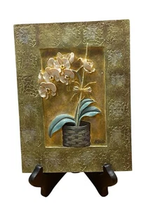 Albena Skulptur perfekt geschnitztes Blumendesign (Ständer nicht enthalten) - Bild 1 von 6