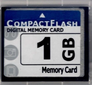 SCHEDA DI MEMORIA 1 GB GIG FLASH COMPATTO CF ROLAND FANTOM X6 X7 X8 XR XA ADATTATORE ZZ1 - Foto 1 di 5