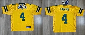 Camiseta de fútbol americano Green Bay Packers Brett Favre NFL Reebok camiseta vintage amarilla - Imagen 1 de 8